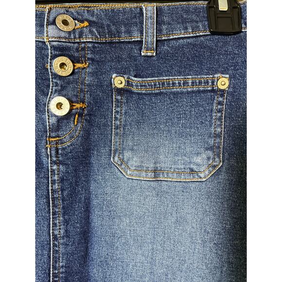 Vintage Guess Y2K Micro Mini Skirt Denim Womens Size 29 / US 8 Preppy Party - Picture 2 of 7